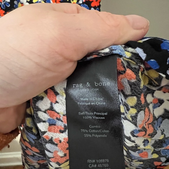 Rag & Bone Floral Estelle Dress, XS - Picture 5 of 6